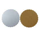 8 Inches Round Silver Gold Embossed Foil Cake Boards