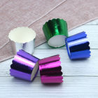 Food Grade Sustainable Aluminum Foil Cupcake Baking Cups , Sustainable Paper Muffin Liners